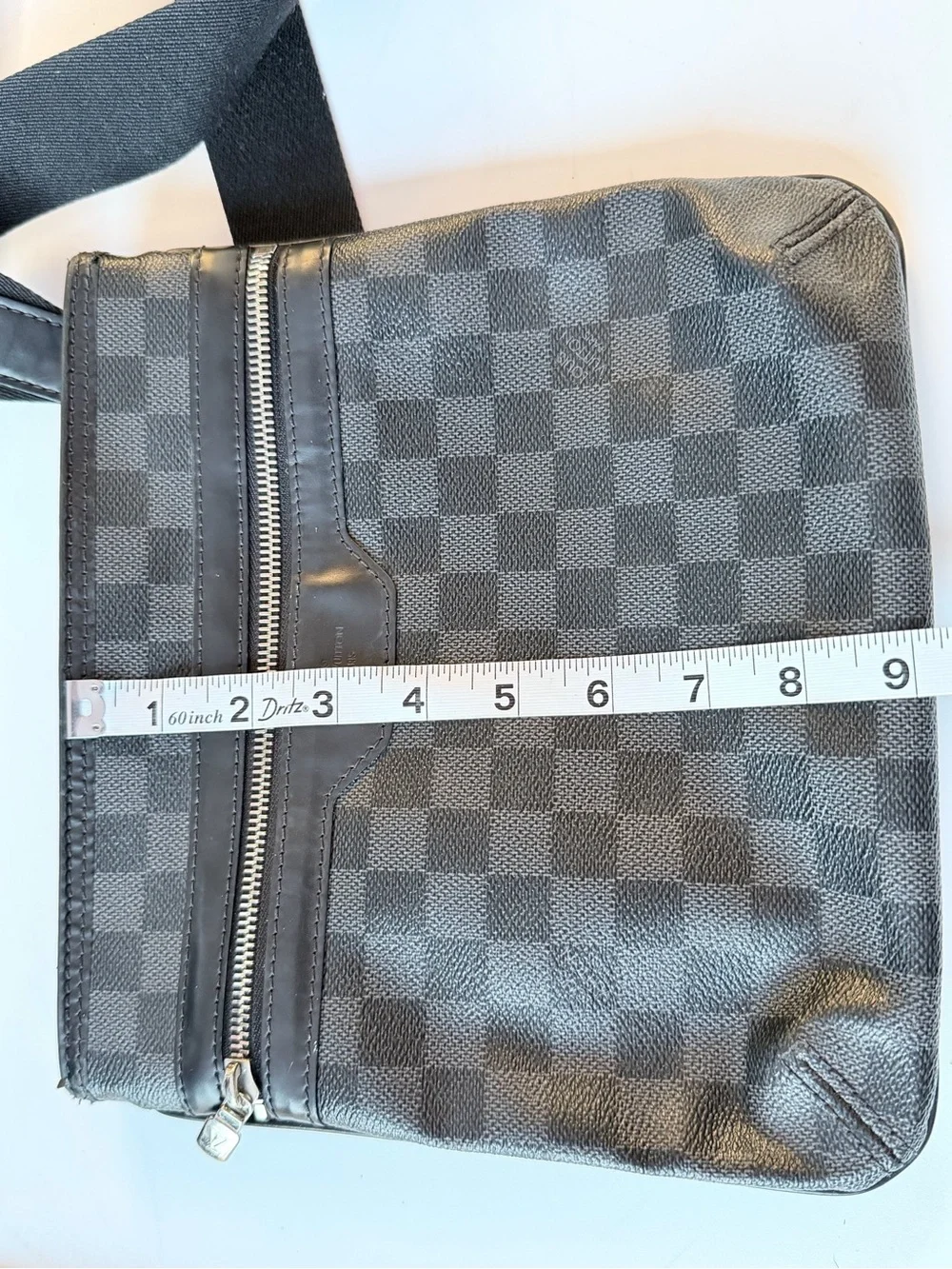 Louis Vuitton Black Damier Crossbody Shoulder Bag
